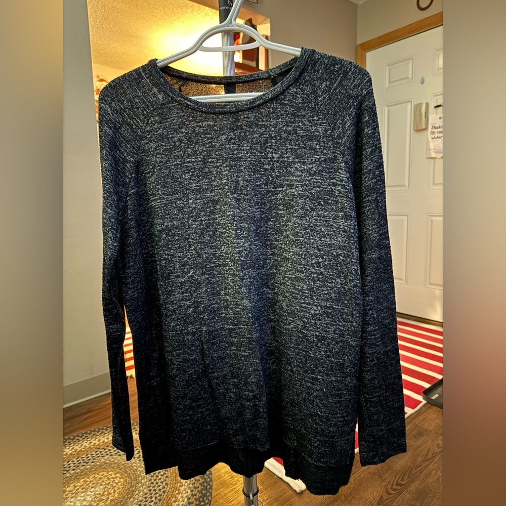 American Eagle Outfitters Dark Gray Crew Neck Sweater